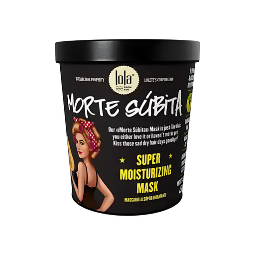 Morte Súbita 450g moisturizing mask, top-rated Brazilian hair product for restoring softness and shine, sold on MKPBR.COM