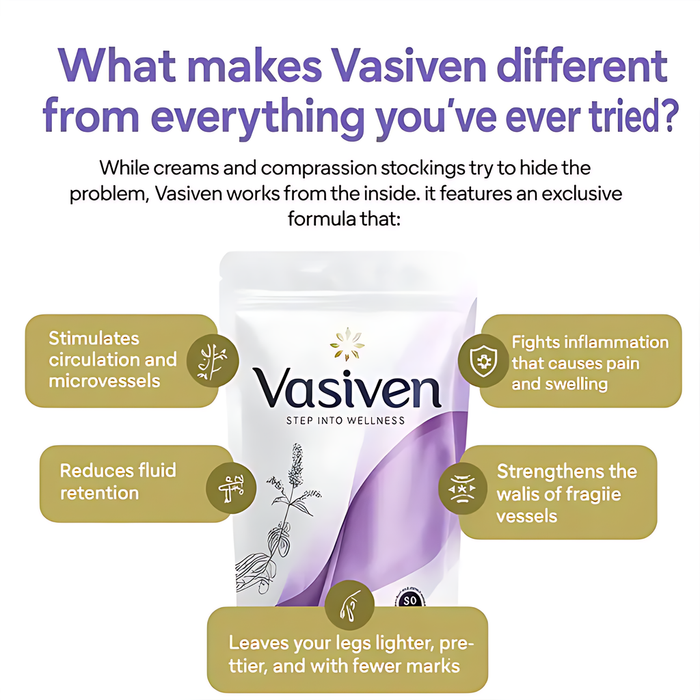Vasiven stimulates circulation, reduces swelling, strengthens vessels, fights inflammation for lighter legs – MKPBR.COM